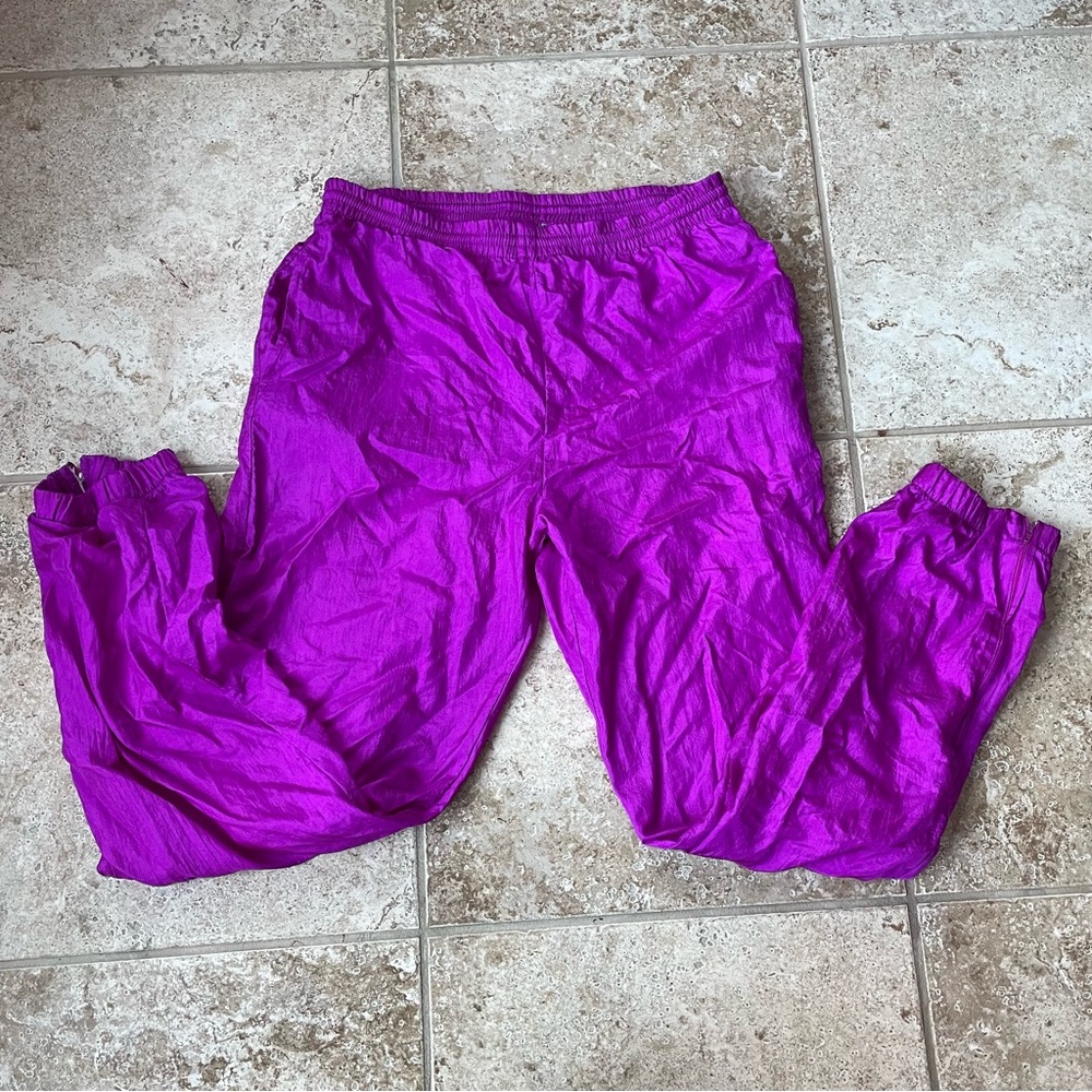 80s aerobic tracksuit pants